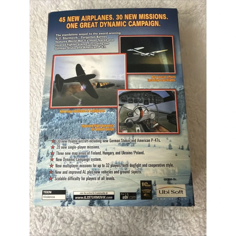 Operation Barbarossa & IL Sturmovik & Forgotten Battle PC CD ROM Complete CIB X3